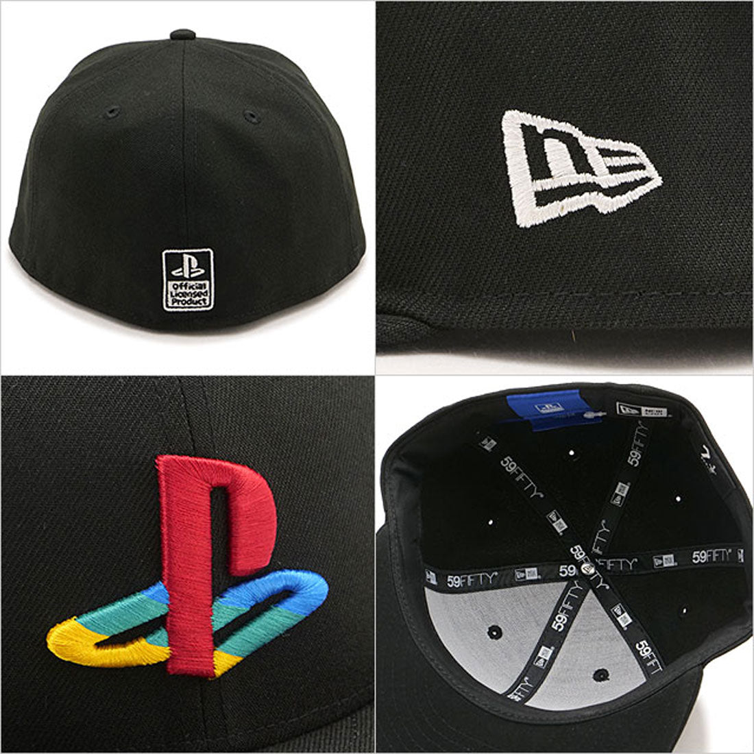 ニューエラ NEW ERA 59FIFTY PLAYSTATION 4COL PSFM ブラック [14693450] （ブラック） ブラック