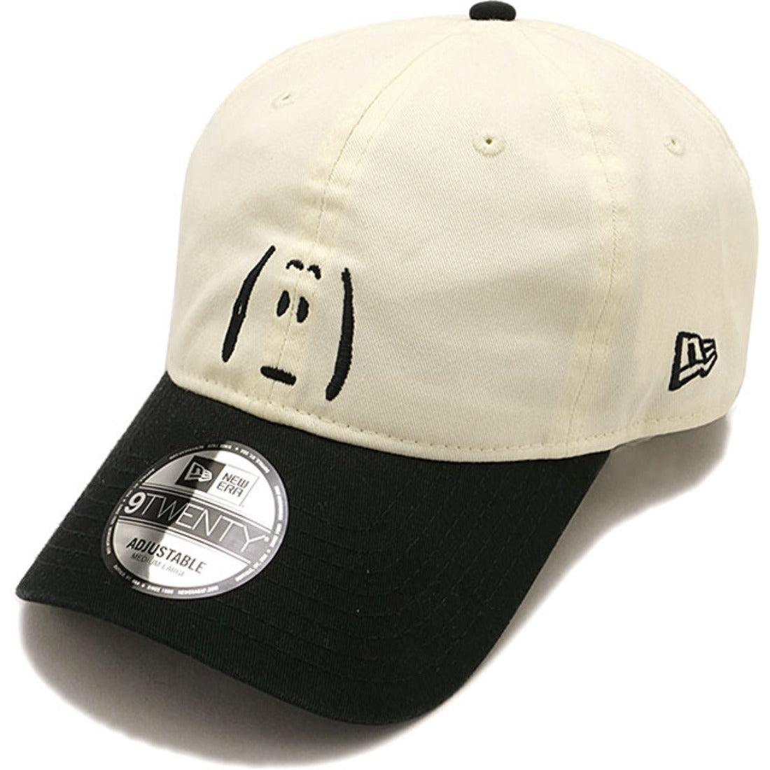ニューエラ NEW ERA CAP 9TWENTY PEANUTS 2TONE クロームホワイト/ブラック [14865367] （クロームホワイト/ブラック） クロームホワイト/ブラック