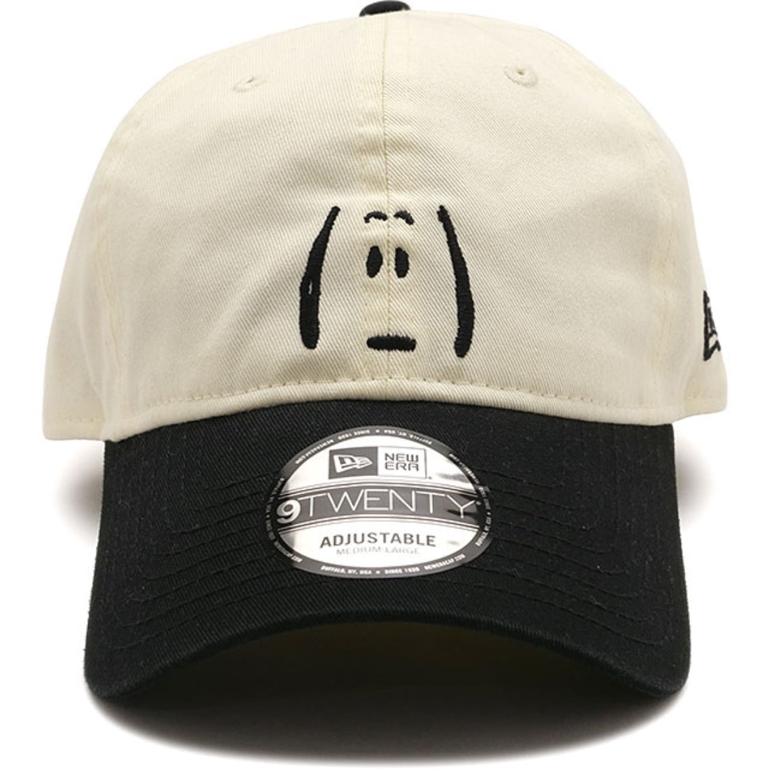 ニューエラ NEW ERA CAP 9TWENTY PEANUTS 2TONE クロームホワイト/ブラック [14865367] （クロームホワイト/ブラック） クロームホワイト/ブラック