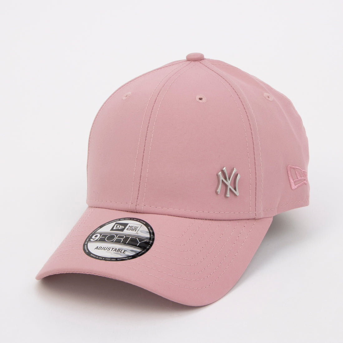 ニューエラ NEW ERA Newera キャップ プレーン メタルロゴ 野球チーム サイドロゴ 940 ナインフォーティ 帽子 シンプル メンズ レディース NEWERA 9FORTY FLAWLESS LOGO （ピンク） ピンク