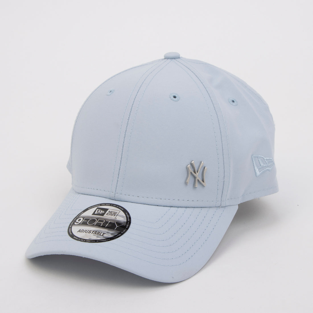 ニューエラ NEW ERA Newera キャップ プレーン メタルロゴ 野球チーム サイドロゴ 940 ナインフォーティ 帽子 シンプル メンズ レディース NEWERA 9FORTY FLAWLESS LOGO （パステルブルー） パステルブルー