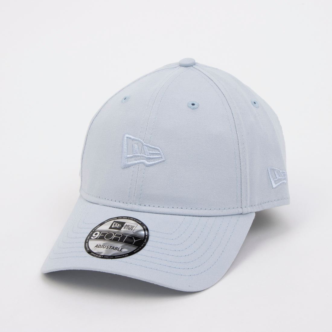 ニューエラ NEW ERA Newera キャップ プレーン メタルロゴ 野球チーム サイドロゴ 940 ナインフォーティ 帽子 シンプル メンズ レディース NEWERA 9FORTY FLAWLESS LOGO （フラッグロゴパステルブルー） フラッグロゴパステルブルー