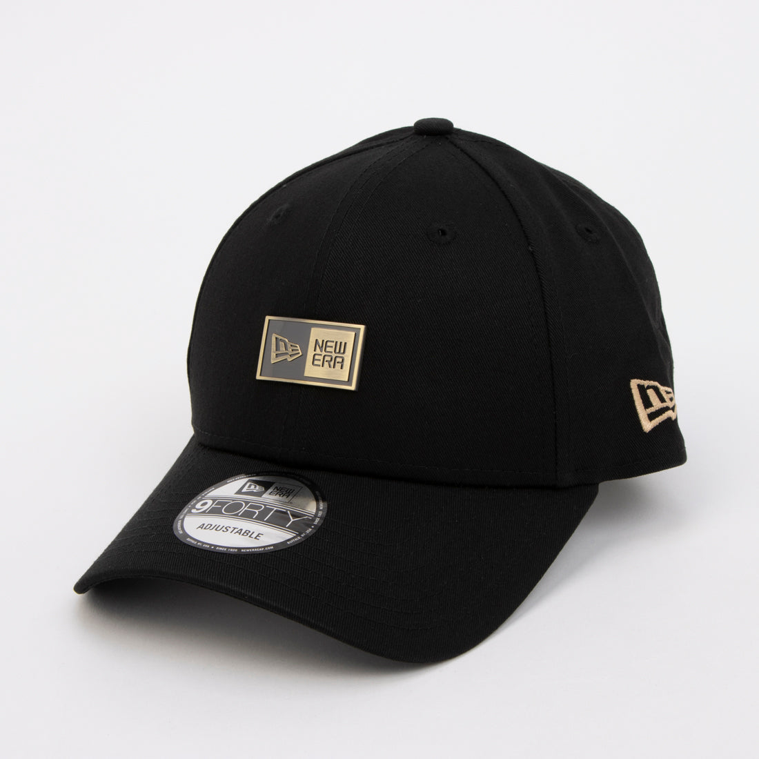 ニューエラ NEW ERA Newera キャップ プレーン メタルロゴ 野球チーム サイドロゴ 940 ナインフォーティ 帽子 シンプル メンズ レディース NEWERA 9FORTY FLAWLESS LOGO （プレートロゴブラック） プレートロゴブラック