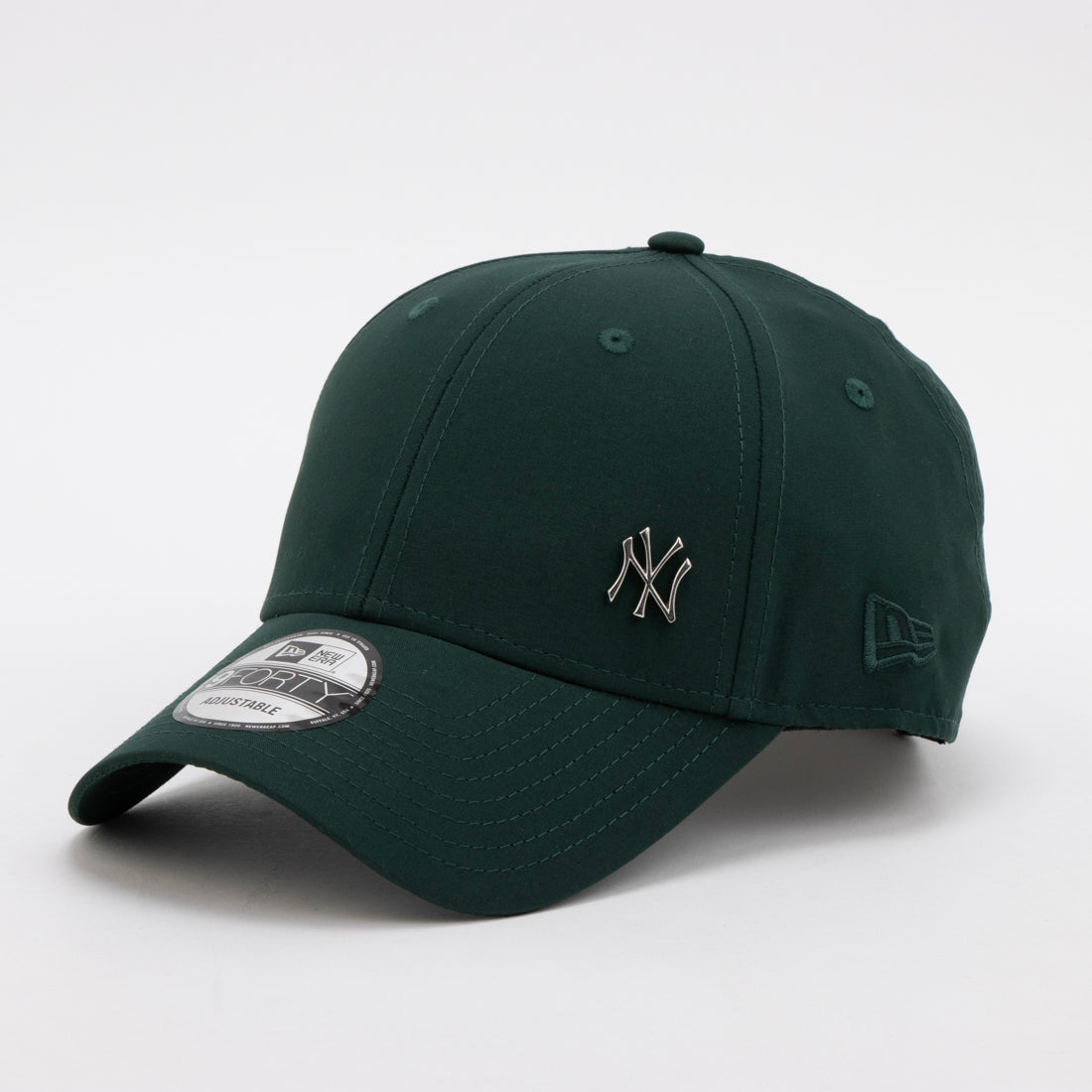 ニューエラ NEW ERA Newera キャップ プレーン メタルロゴ 野球チーム サイドロゴ 940 ナインフォーティ 帽子 シンプル メンズ レディース NEWERA 9FORTY FLAWLESS LOGO （ダークグリーン） ダークグリーン