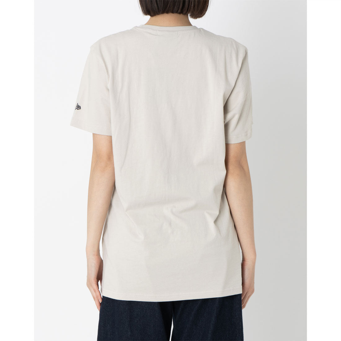 ニューエラ NEW ERA MLB レフト チェスト チーム Tシャツ （ベージュ） ベージュ