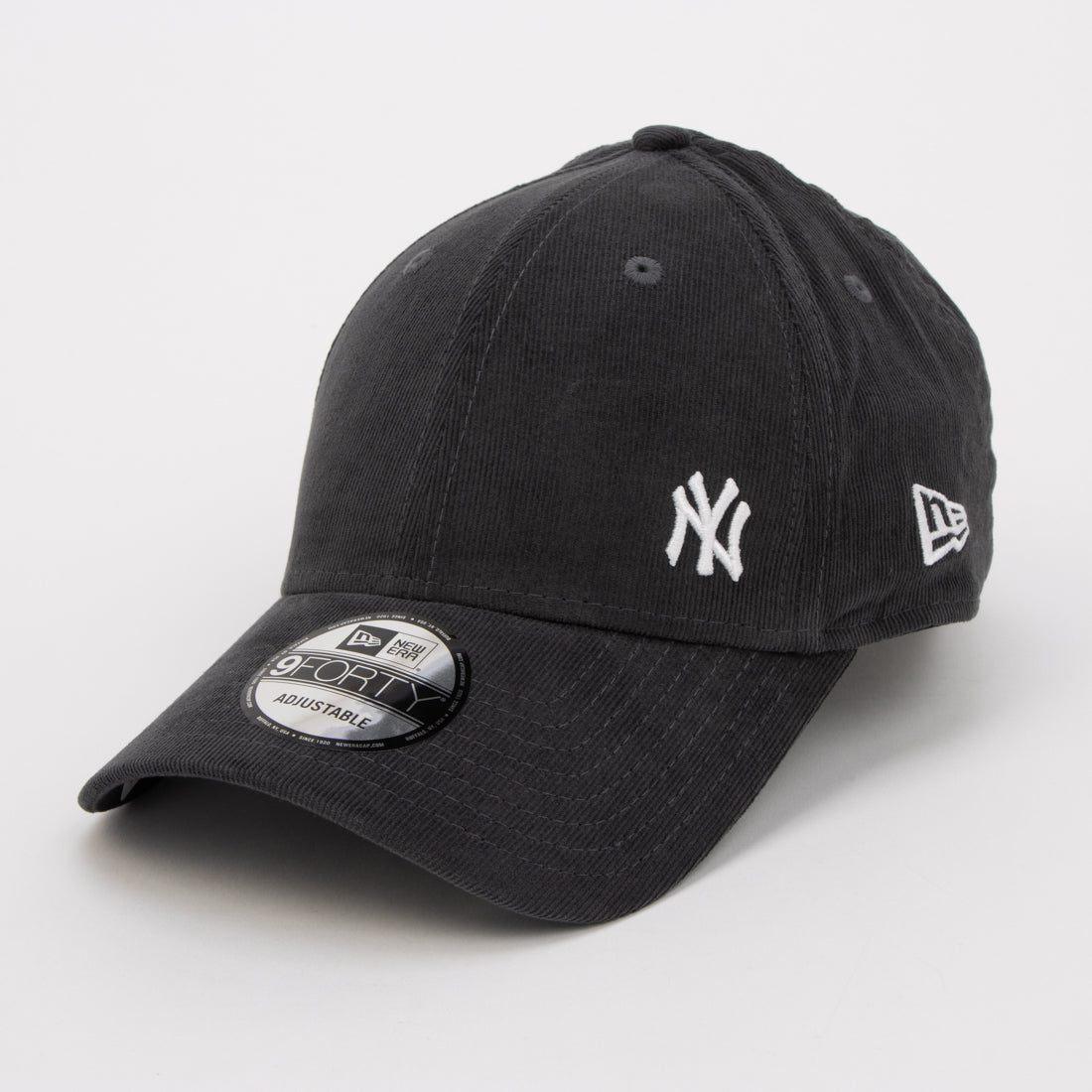 ニューエラ NEW ERA Newera キャップ ナインフォーティ ヤンキース  チャコール コーデュロイ サイドロゴ  940 ベースボールキャップ  帽子  NEWERA 9FORTY LEAGUE BASIC CAP （チャコール） チャコール