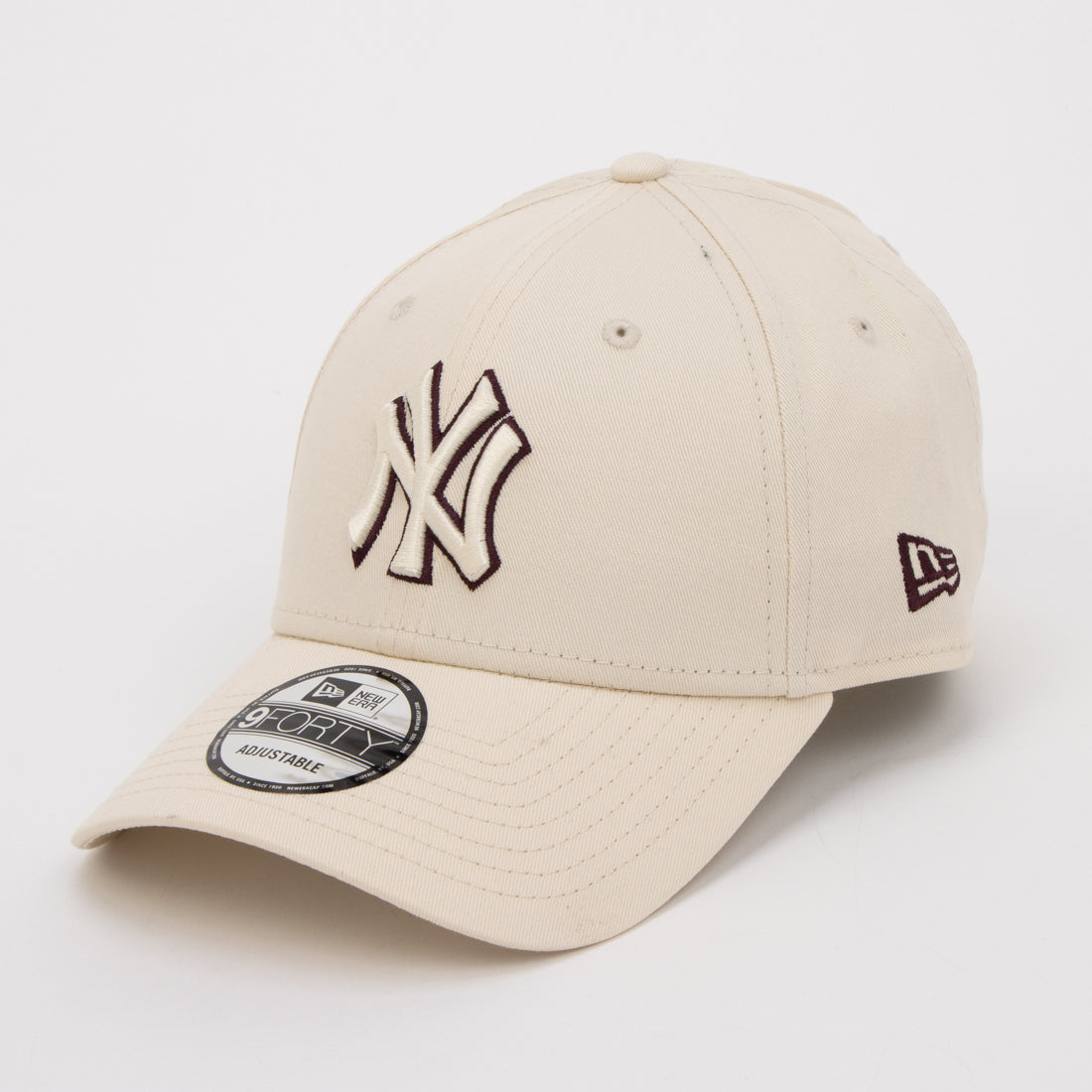 ニューエラ NEW ERA Newera キャップ ナインフォーティ ヤンキース ストーン×ストーンマルーン 野球 940 ベースボールキャップ 野球帽 帽子 ハット NEWERA 9FORTY LEAGUE BASIC CAP （ストーン×ストーンマルーン） ストーン×ストーンマルーン