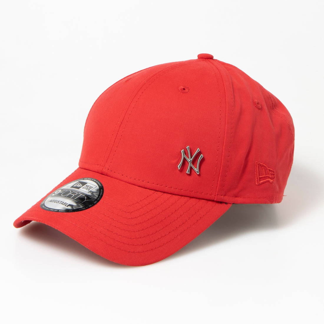 ニューエラ NEW ERA ニューエラ Newera キャップ プレーン メタルロゴ 野球チーム サイドロゴ 940 ナインフォーティ 帽子 シンプル メンズ レディース NEWERA 9FORTY FLAWLESS LOGO レッド