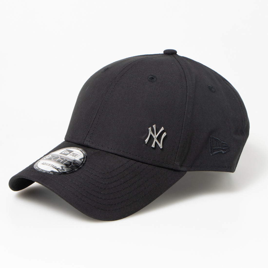 ニューエラ NEW ERA ニューエラ Newera キャップ プレーン メタルロゴ 野球チーム サイドロゴ 940 ナインフォーティ 帽子 シンプル メンズ レディース NEWERA 9FORTY FLAWLESS LOGO ブラック