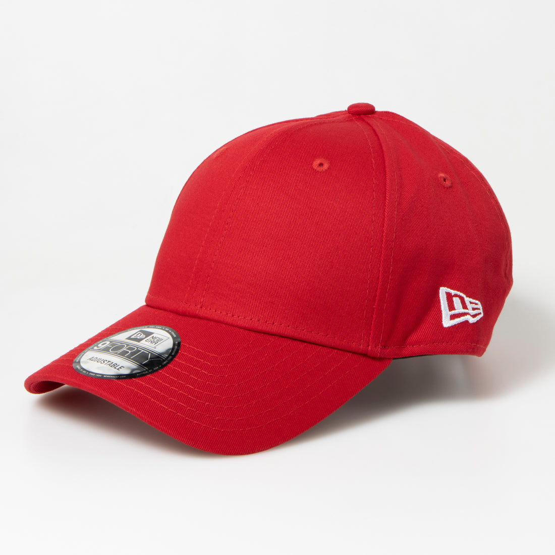 ニューエラ NEW ERA Newera キャップ 無地 プレーン サイドロゴ 野球チーム 940 ナインフォーティ 野球帽 帽子 シンプル メンズ レディース NEWERA 9FORTY PLAIN CAP レッド