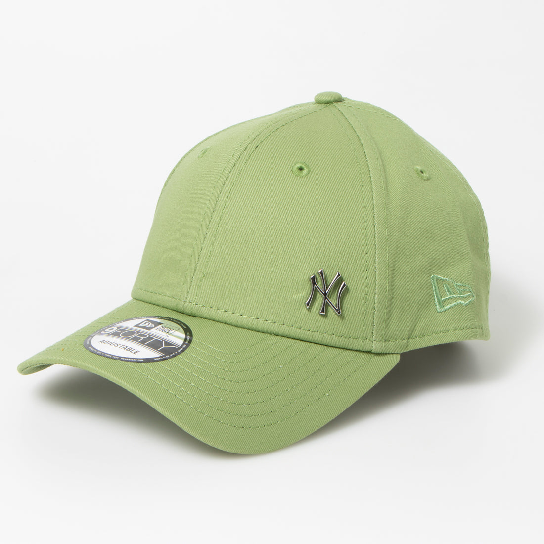 ニューエラ NEW ERA ニューエラ Newera キャップ プレーン メタルロゴ 野球チーム サイドロゴ 940 ナインフォーティ 帽子 シンプル メンズ レディース NEWERA 9FORTY FLAWLESS LOGO ファティーグリーン