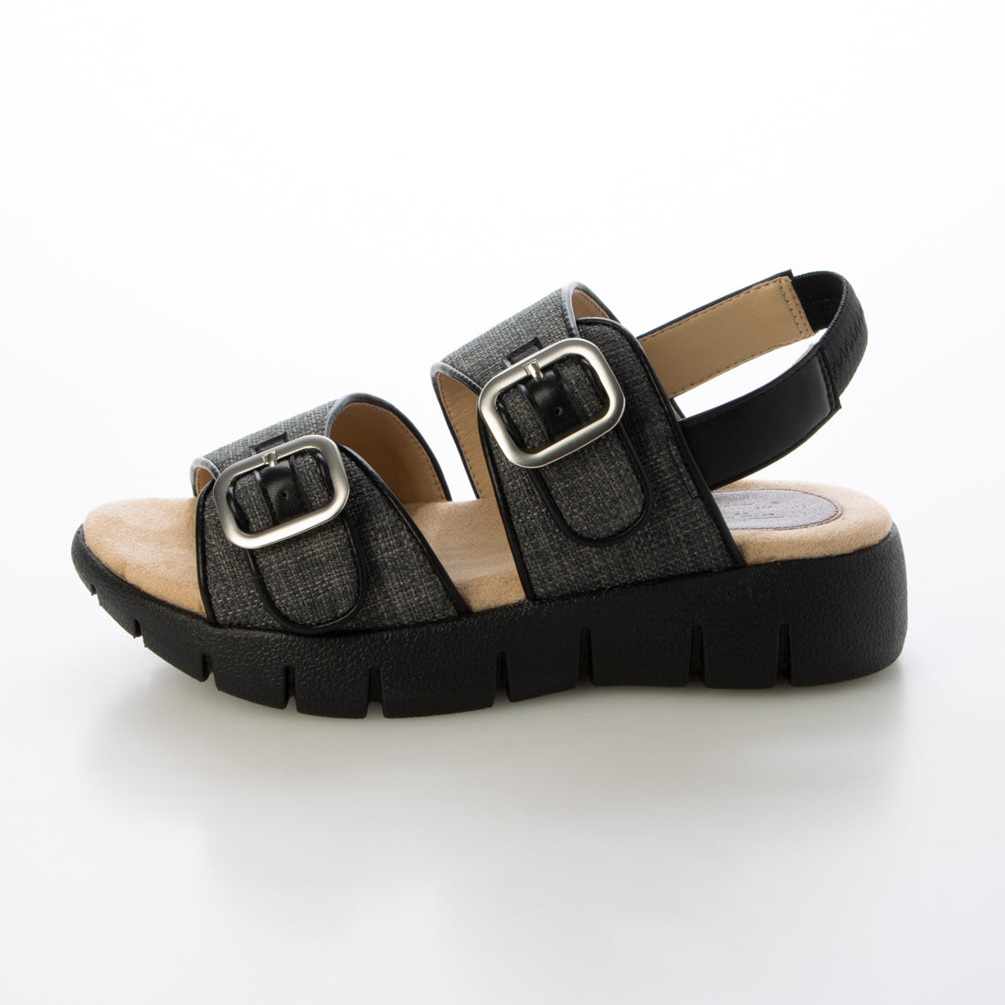 ニューヨークスターズ ボブソン NEW YORK STARS BOBSON ダブルベルト サンダル （BLK） BLK
