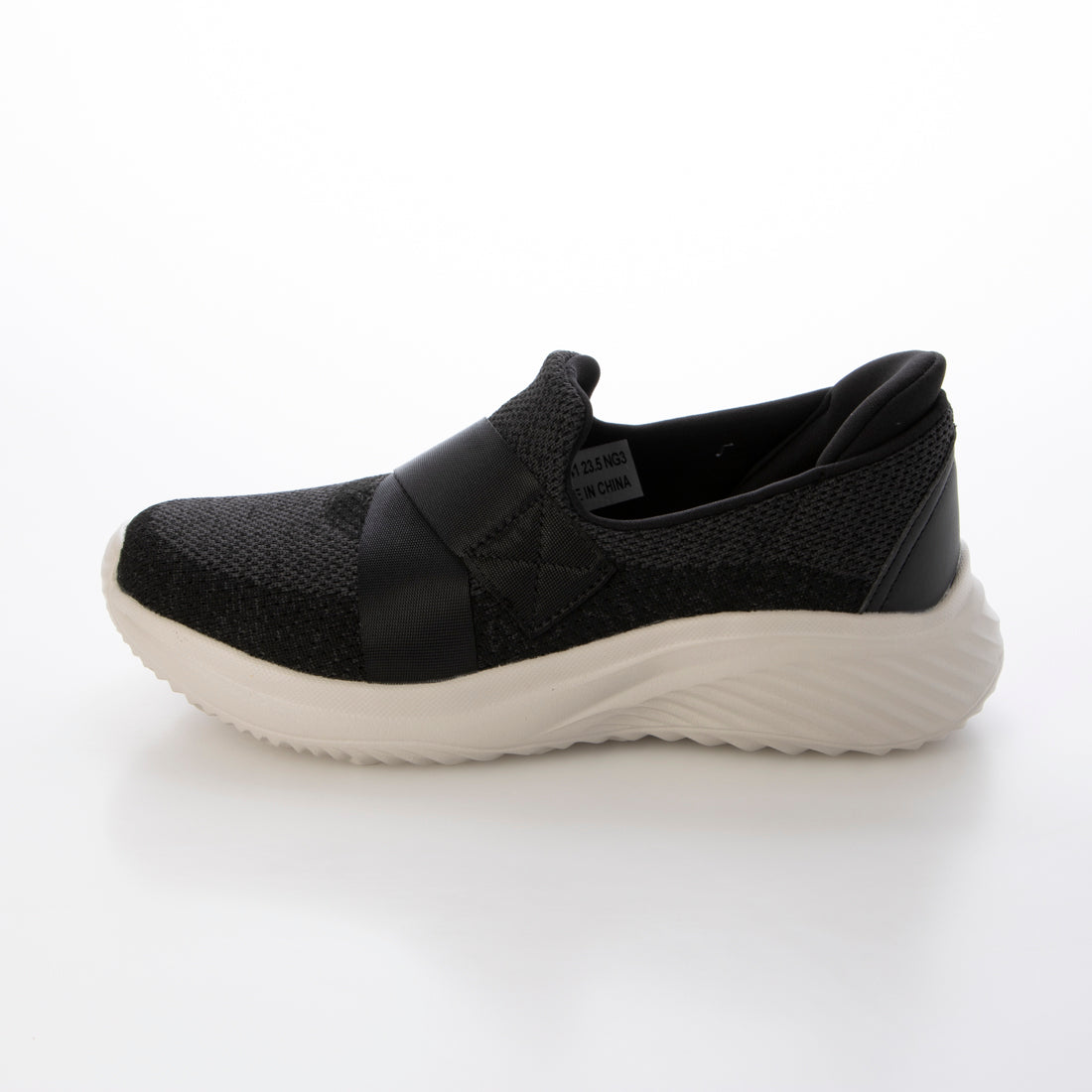 ニューヨークスターズ ボブソン NEW YORK STARS BOBSON ハンズフリータイプ 厚底 メッシュスニーカー （BLK） BLK