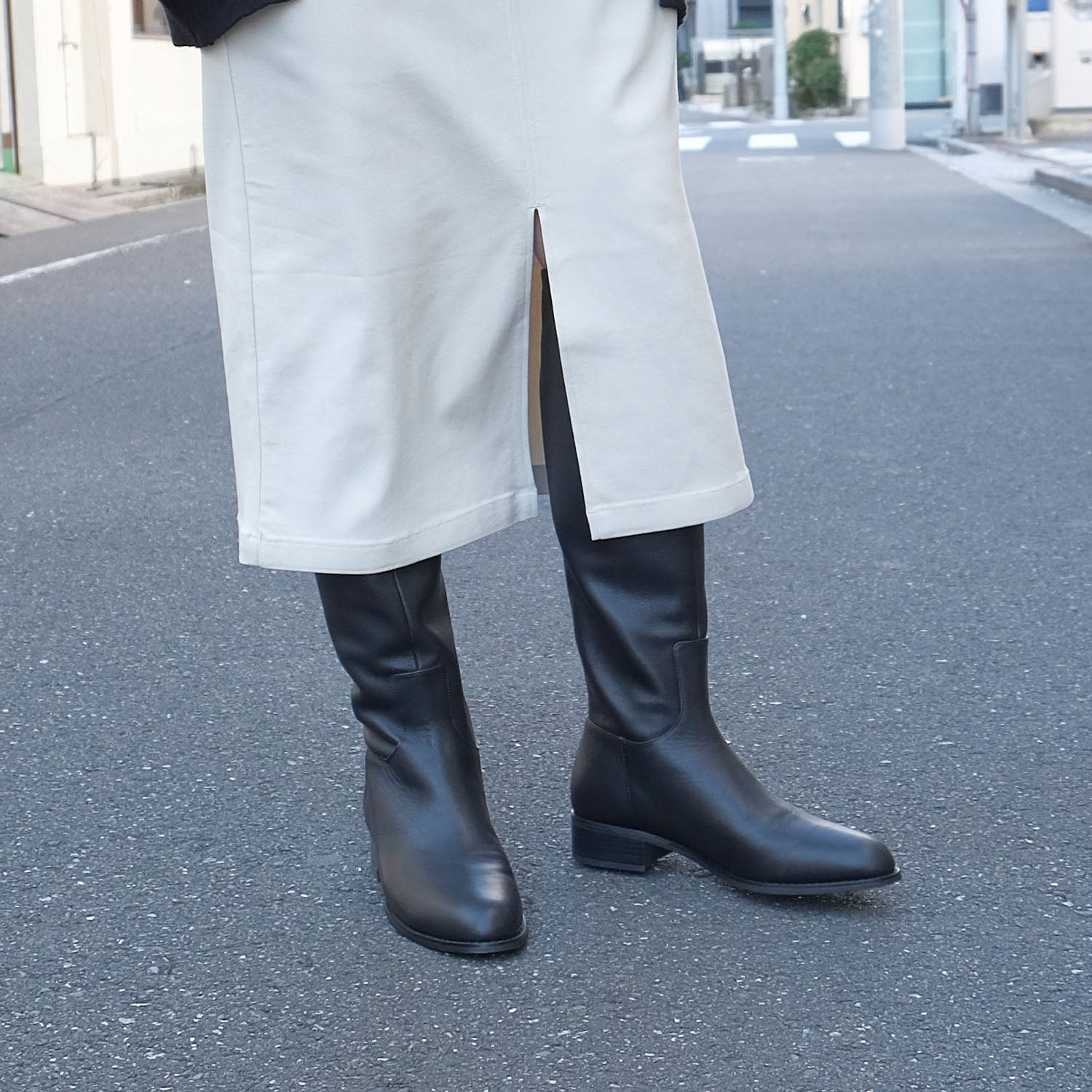 Neue擴散NEUE擴散後固定固定器長靴/ND22654