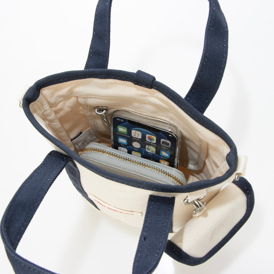 ニューバランス New Balance ESSENTIAL CANVAS TOTE CROSSBODY BAG キャンバス トートショルダー バッグ （ブルー） ブルー