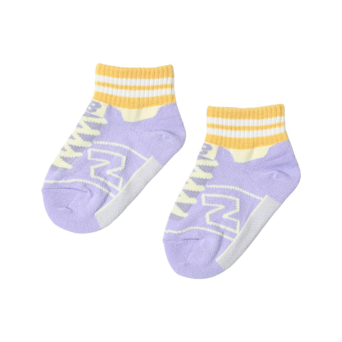 ニューバランス New Balance キッズ ジュニア 靴下 ソックス ショートソックス LAS55649 SA1 3足セット 子供靴 女の子 プレゼント （AS1(アソートカラー1)） AS1(アソートカラー1)