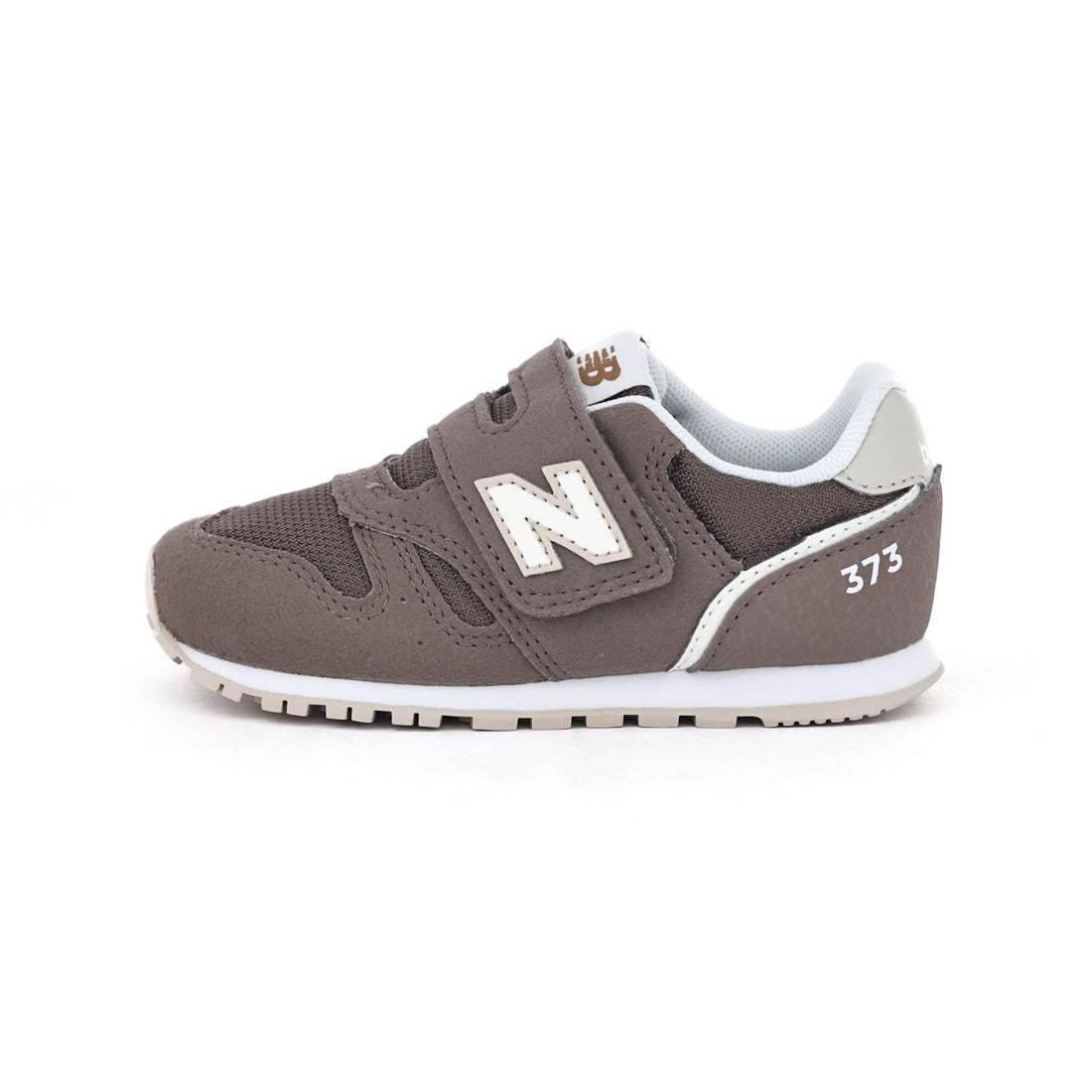 ニューバランス New Balance ベビー キッズ スニーカー I373 7OY ブラウン ベビーシューズ 幅広 ワイド 3E 4E 運動靴 子供靴 ベルクロ （ブラウン(7OY)） ブラウン(7OY)