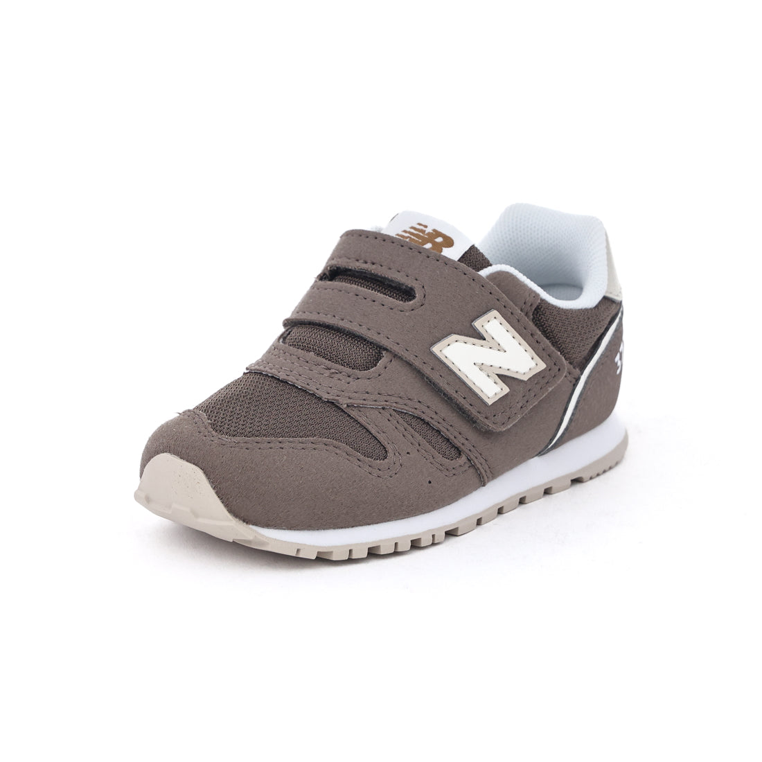 ニューバランス New Balance ベビー キッズ スニーカー I373 7OY ブラウン ベビーシューズ 幅広 ワイド 3E 4E 運動靴 子供靴 ベルクロ （ブラウン(7OY)） ブラウン(7OY)