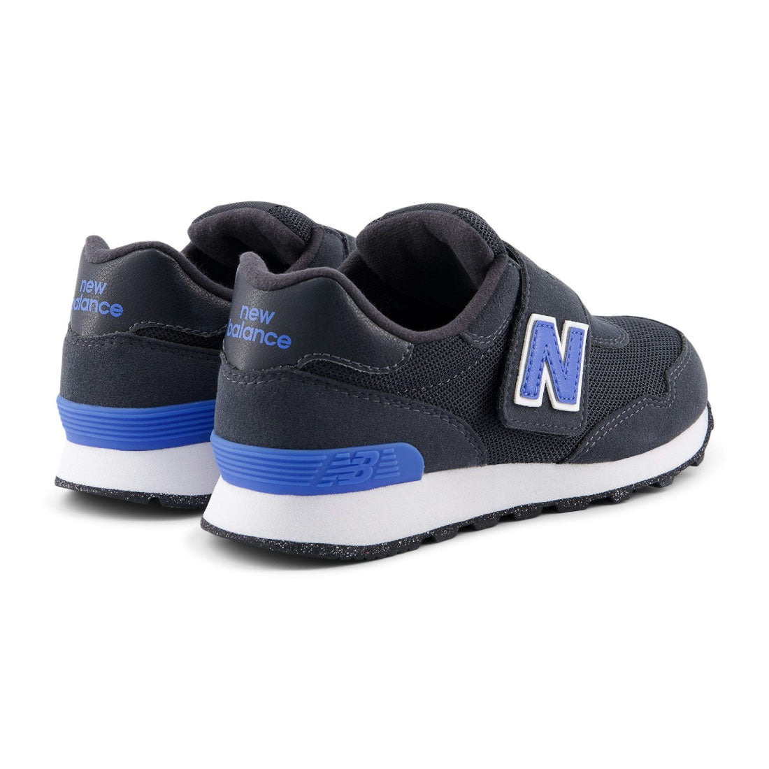 ニューバランス New Balance キッズ ジュニア スニーカー P515 2V9 フック&ループ ブラック ブルー 幅広 ワイド 3E 4E 運動靴 子供靴 （ブラック/ブルー） ブラック/ブルー