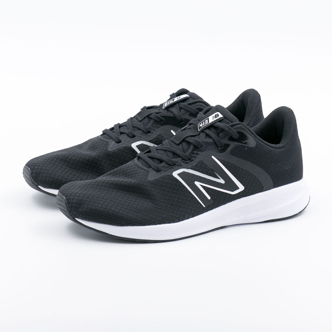 New Balance men's sneakers 413 v2 jogging walking gym training lightweight black red gray black