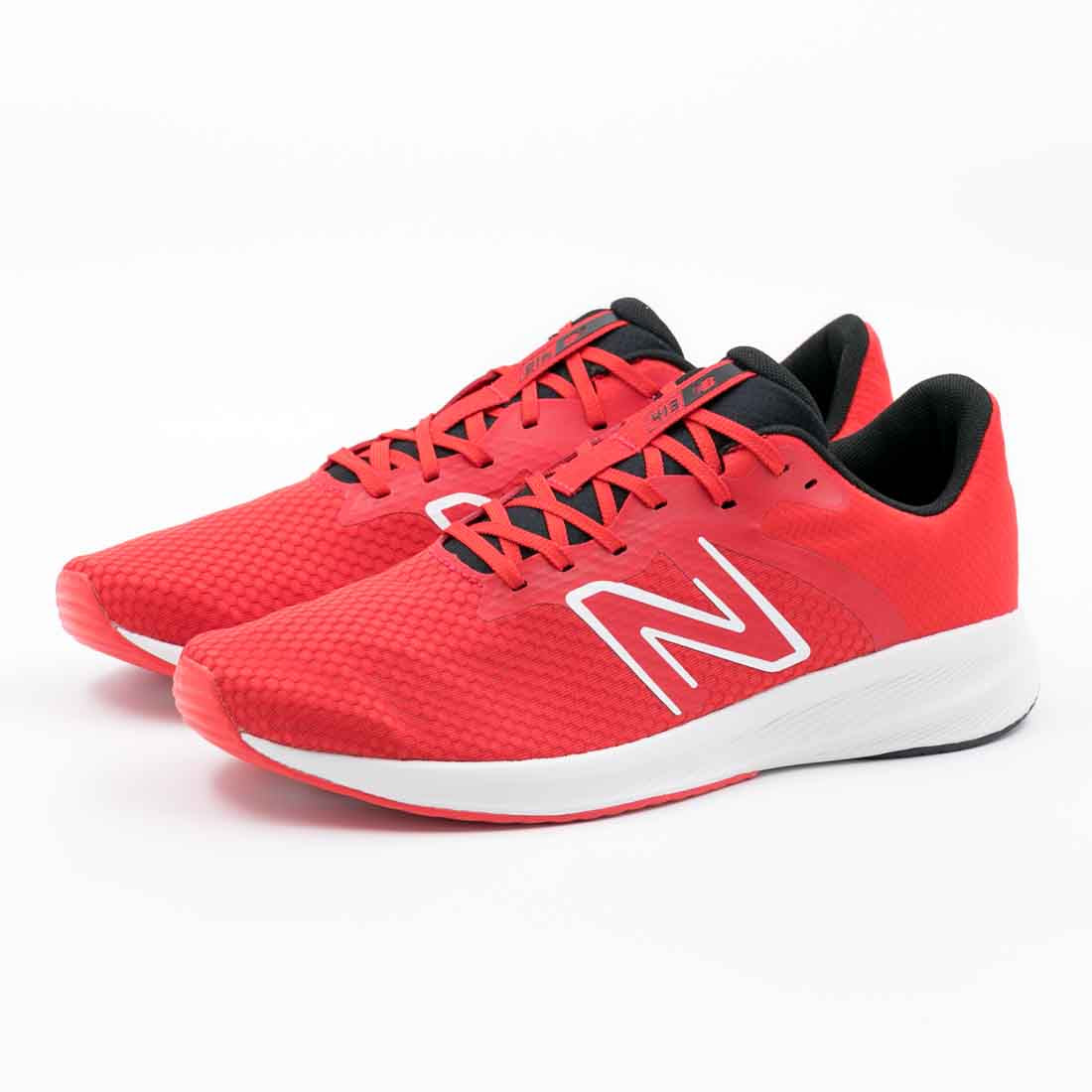 New Balance men's sneakers 413 v2 jogging walking gym training lightweight black red gray black