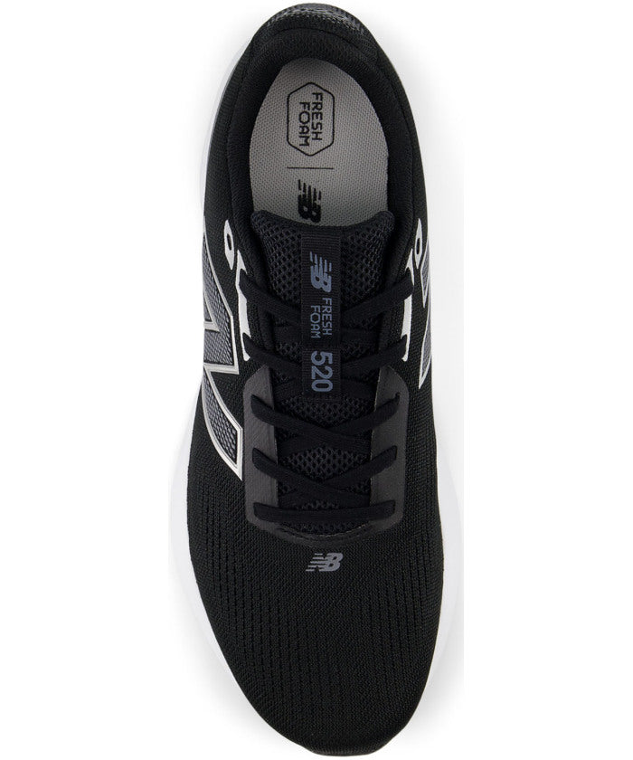 ニューバランス New Balance ニューバランス New Balance FRESH FOAM 520 V9 フレッシュフォーム BLACK/WHITE メンズ ランニングシューズ ジョギング （BLACK/WHITE） BLACK/WHITE