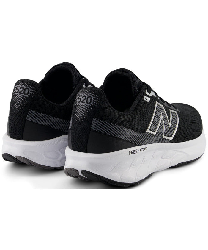 ニューバランス New Balance ニューバランス New Balance FRESH FOAM 520 V9 フレッシュフォーム BLACK/WHITE メンズ ランニングシューズ ジョギング （BLACK/WHITE） BLACK/WHITE