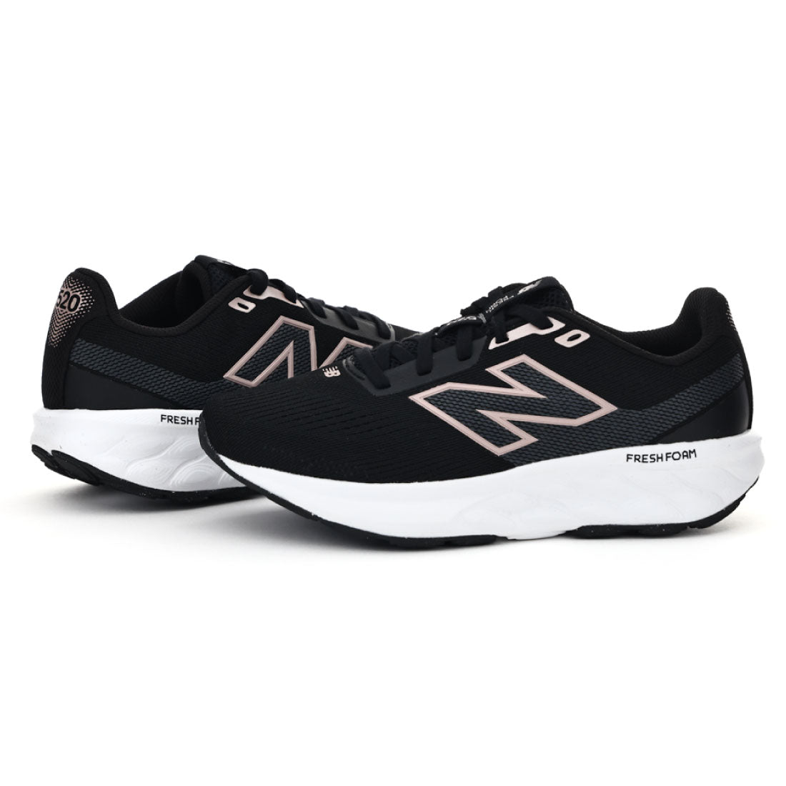 ニューバランス New Balance レディース スニーカー W520 LK9 ワイズD 歩きやすい シンプル カジュアル ランニング ウォーキング （ブラック/ホワイト） ブラック/ホワイト