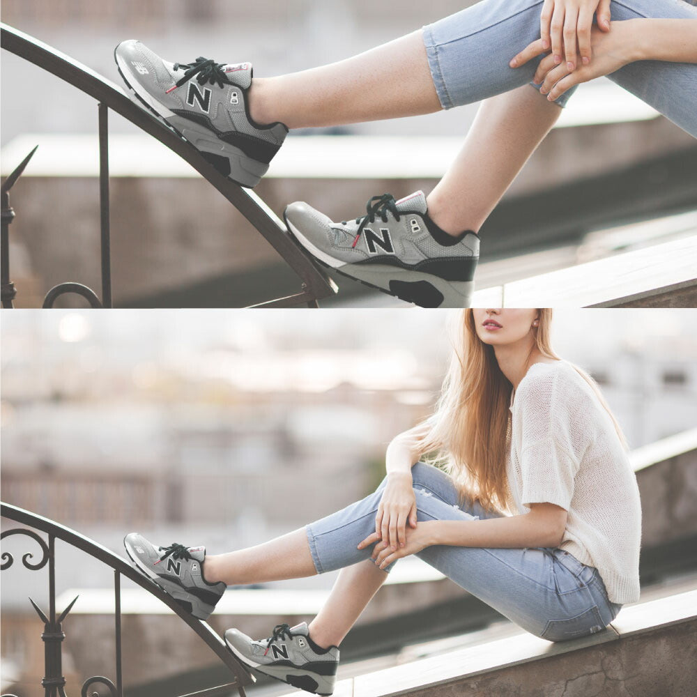 New Balance MRT580 Women's Sneakers Shoes Silver 22cm 22.5cm