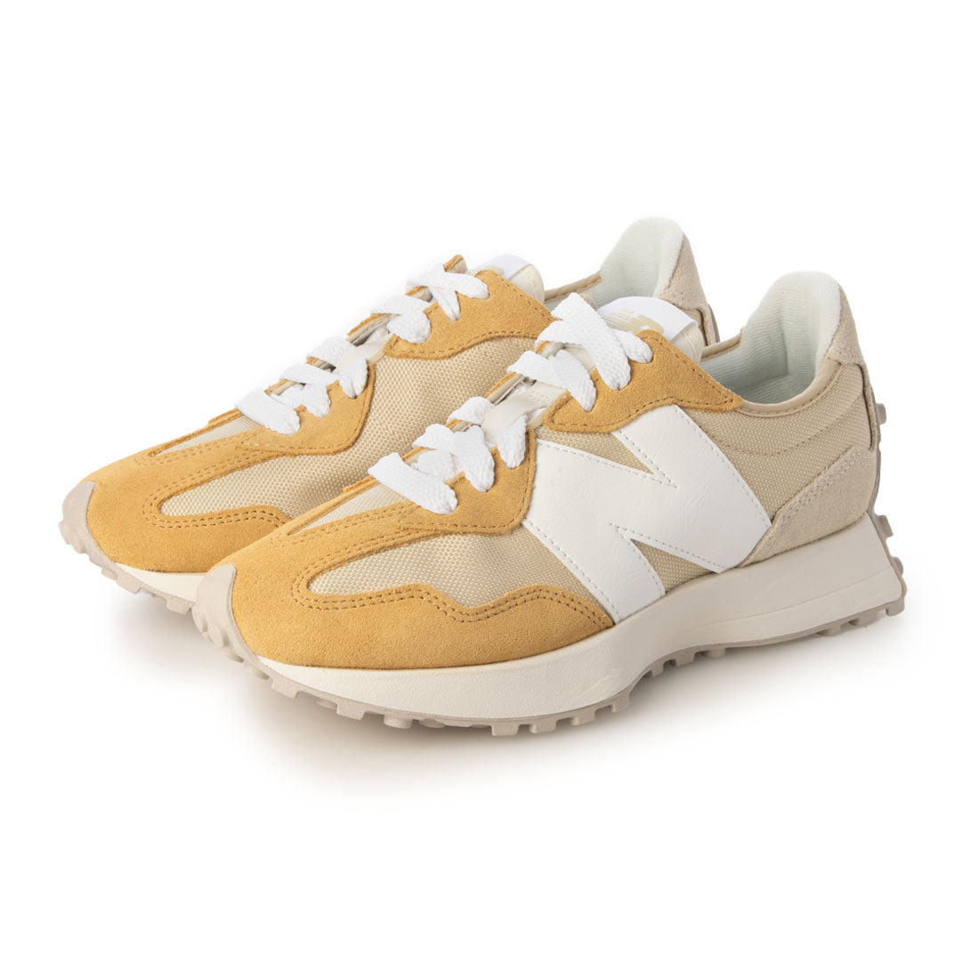 ニューバランス New Balance レディース スニーカー U327,ベージュ
