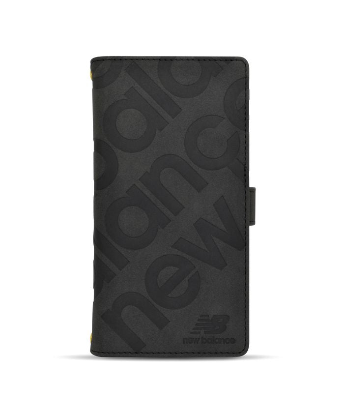 New Balance Smartphone Case Multi-Compatible L Size New Balance Diary Case Stamp Logo Suede iPhone Case