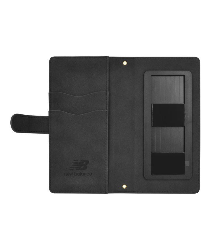 New Balance Smartphone Case Multi-Compatible L Size New Balance Diary Case Stamp Logo Suede iPhone Case