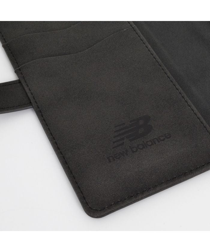 New Balance Smartphone Case Multi-Compatible L Size New Balance Diary Case Stamp Logo Suede iPhone Case