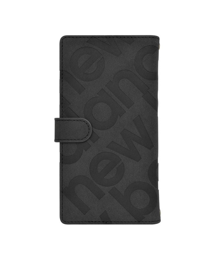 New Balance Smartphone Case Multi-Compatible L Size New Balance Diary Case Stamp Logo Suede iPhone Case
