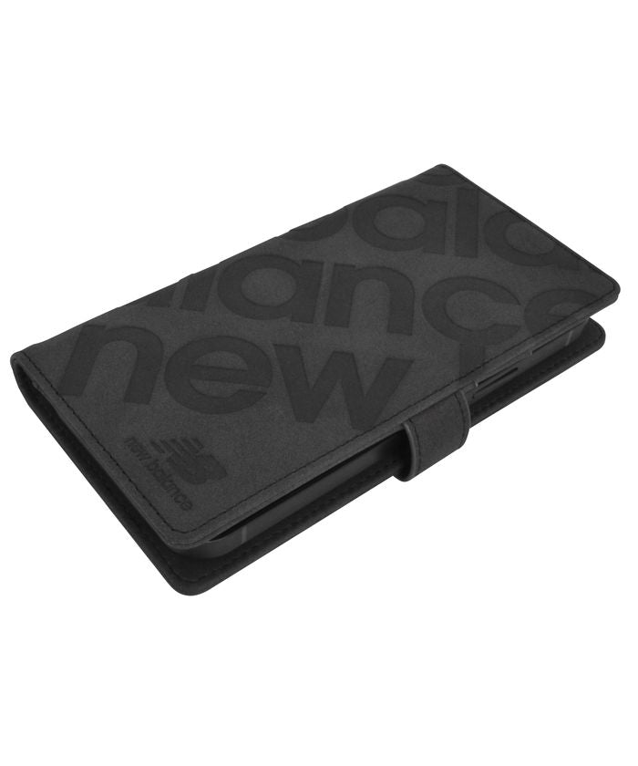 New Balance Smartphone Case Multi-Compatible L Size New Balance Diary Case Stamp Logo Suede iPhone Case