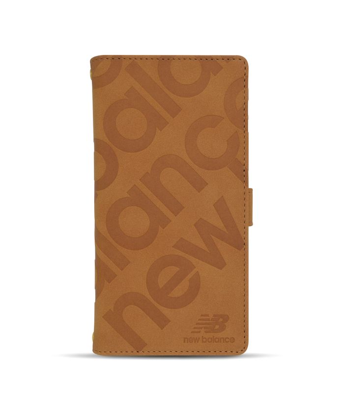 New Balance Smartphone Case Multi-Compatible L Size New Balance Diary Case Stamp Logo Suede iPhone Case