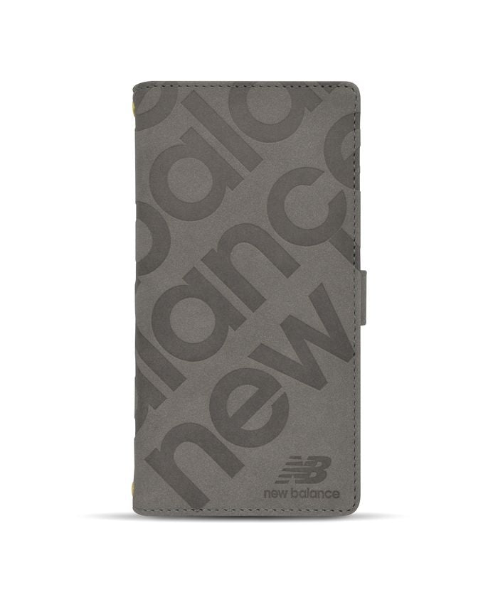 New Balance Smartphone Case Multi-Compatible L Size New Balance Diary Case Stamp Logo Suede iPhone Case