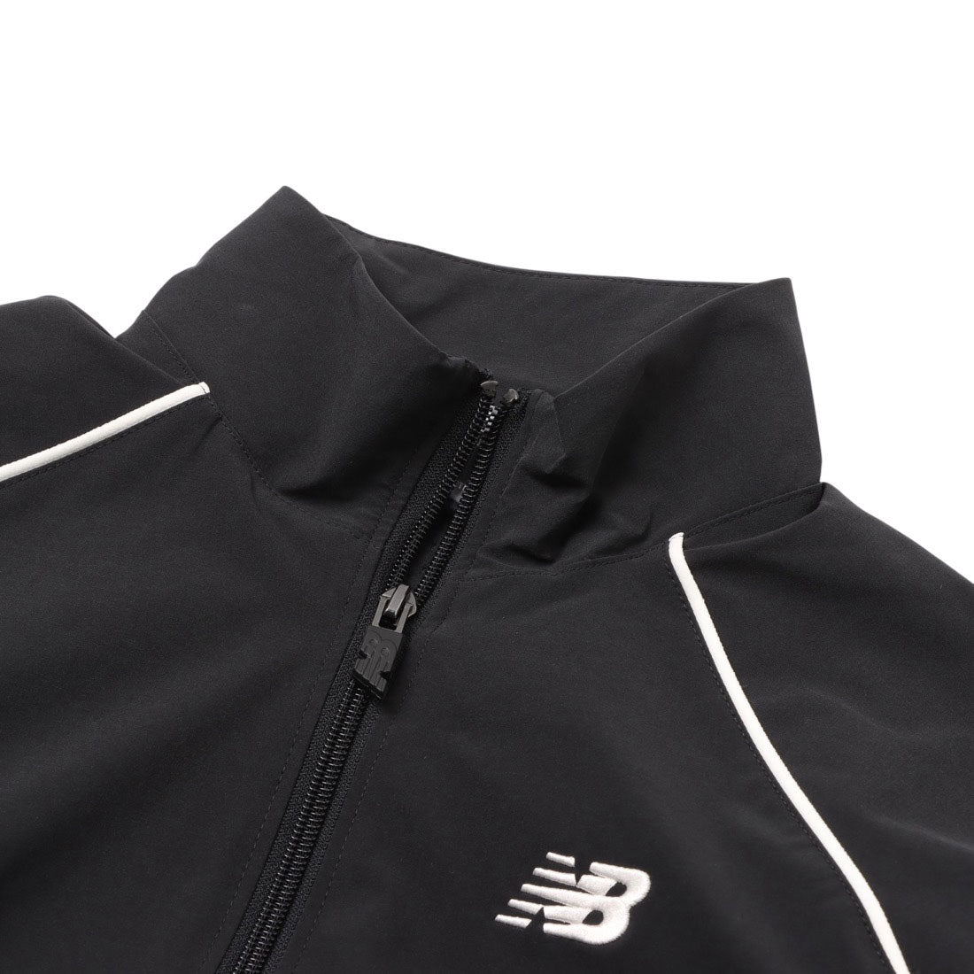 ニューバランス New Balance キッズ 子供 ジャージ Brushed Tricot Lined Woven Track Jacket YJ53171 （ブラック） ブラック