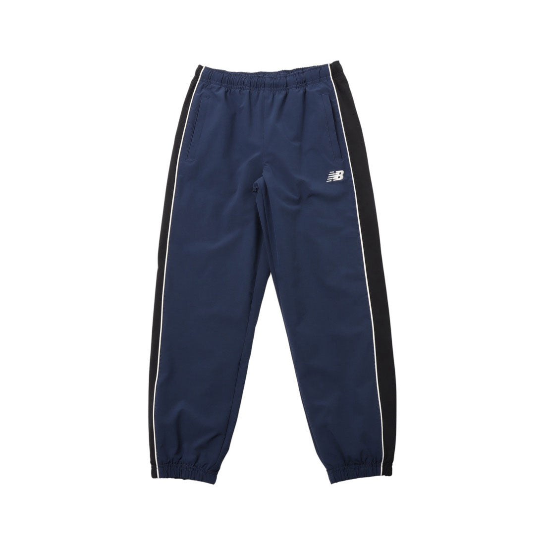 ニューバランス New Balance キッズ 子供 ジャージ ズボン Brushed Tricot Lined Woven Track Jogger YP53173 （ネイビー） ネイビー