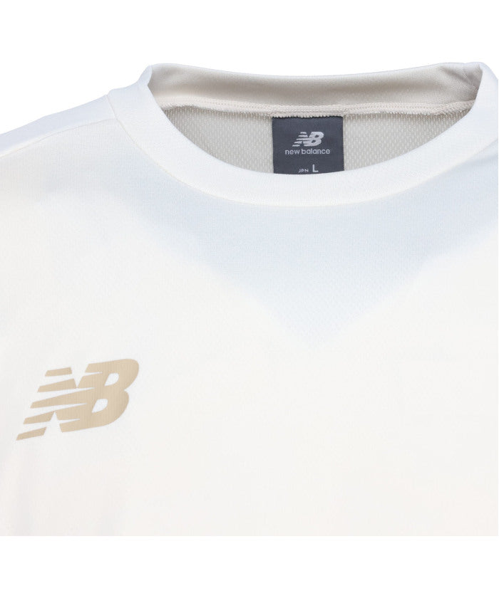 ニューバランス New Balance サッカー BLACK OUT FUN & PLAY EDITIONショートスリーブTシャツ プラクティスシャツ 吸汗 速 （LIN リネン） LIN リネン