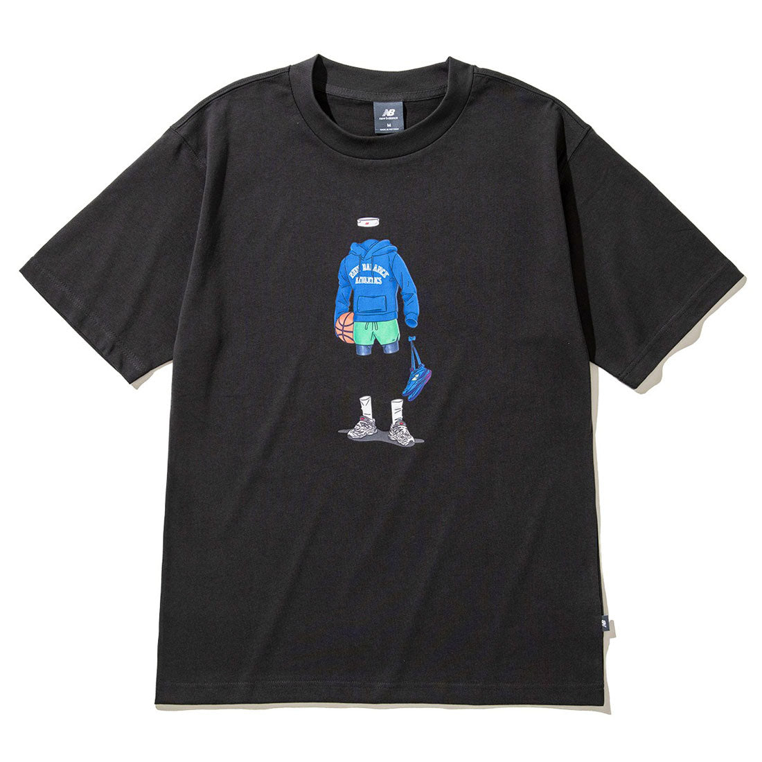 ニューバランス New Balance QTM バスケットボール Tシャツ（QTM BASKETBALL T-SHIRT） （BLACK） BLACK