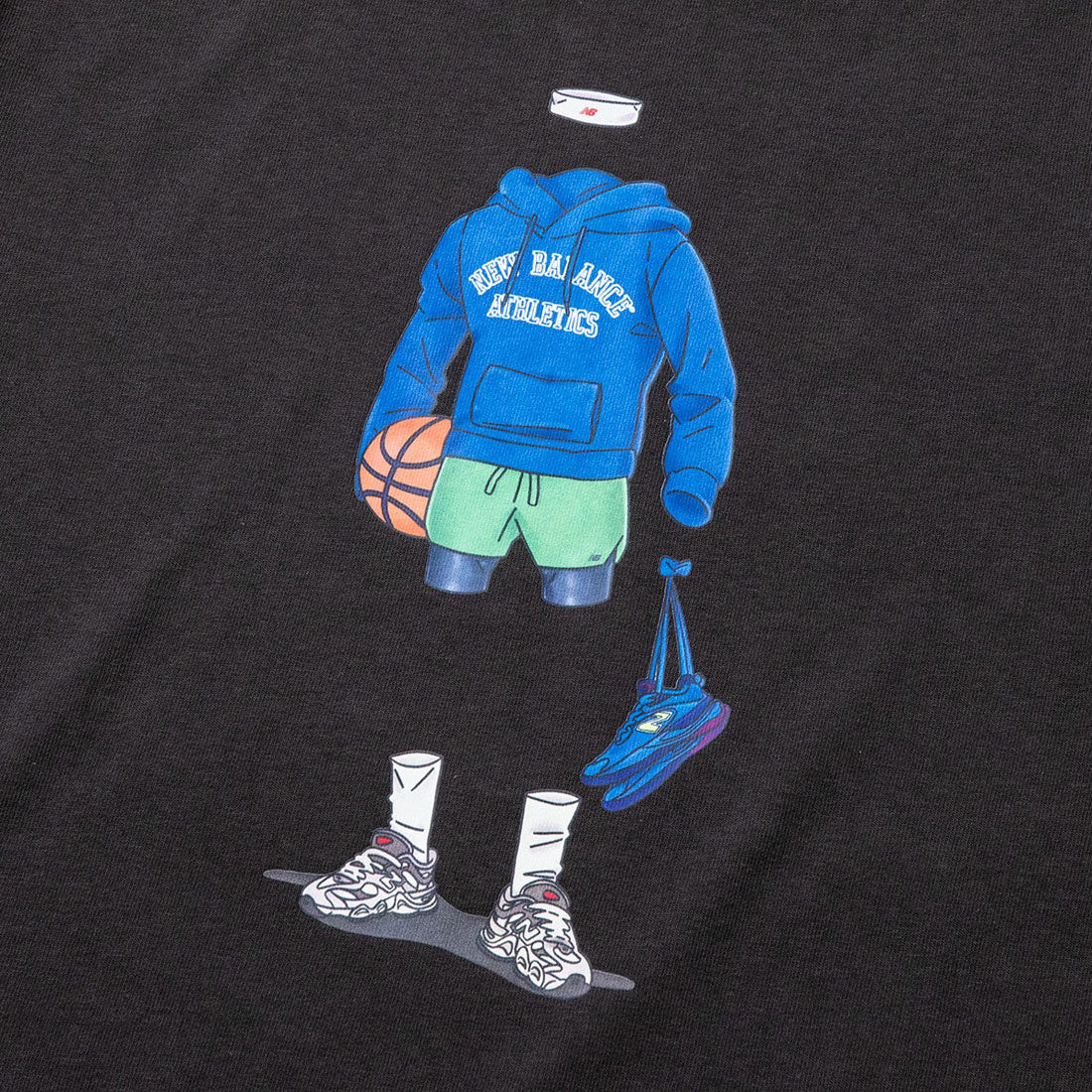 ニューバランス New Balance QTM バスケットボール Tシャツ（QTM BASKETBALL T-SHIRT） （BLACK） BLACK