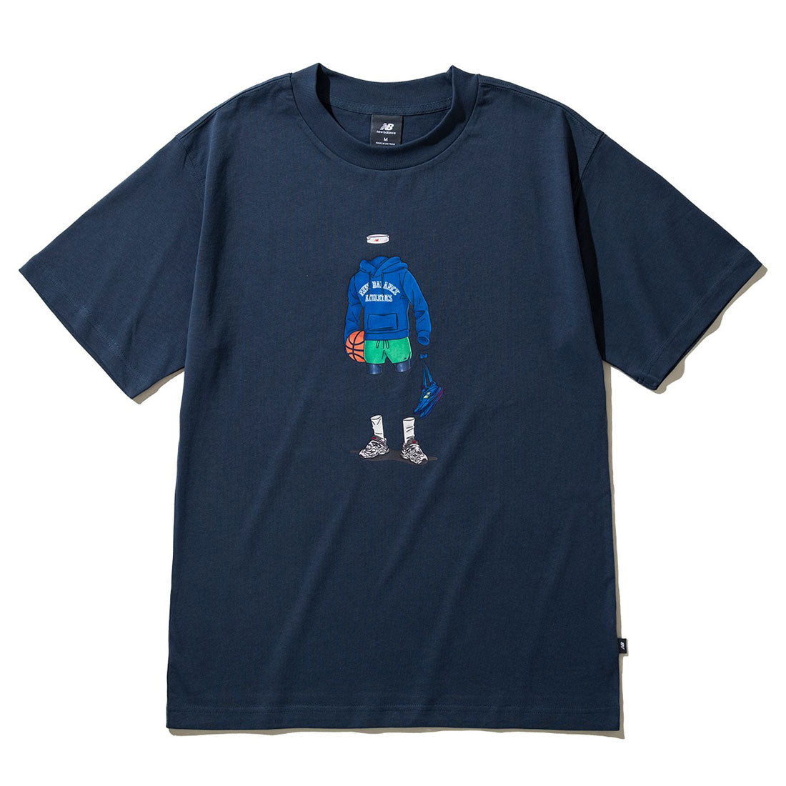 ニューバランス New Balance QTM バスケットボール Tシャツ（QTM BASKETBALL T-SHIRT） （BLUE） BLUE