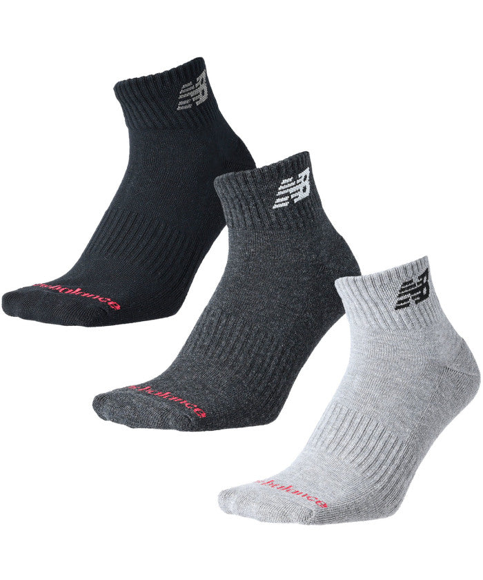 ニューバランス New Balance ニューバランス New Balance 53 ミッドレングス 3P ソックス  LAS55637 （AS1 アソートカラー1） AS1 アソートカラー1