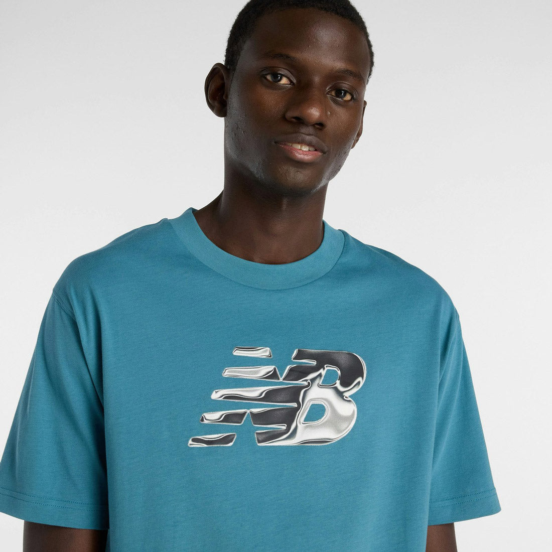 ニューバランス New Balance レディース メンズ Tシャツ フューチャーテックNB Tシャツ MT6151O4 AAZ ブルー 半袖 コットン100% 綿素材 （ビッグティール(AAZ)） ビッグティール(AAZ)
