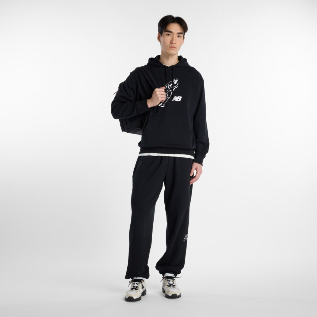 ニューバランス New Balance 大谷翔平オールウェイズオンロゴフーディ（大谷翔平 Always On Logo Hoodie） （Caviar） Caviar