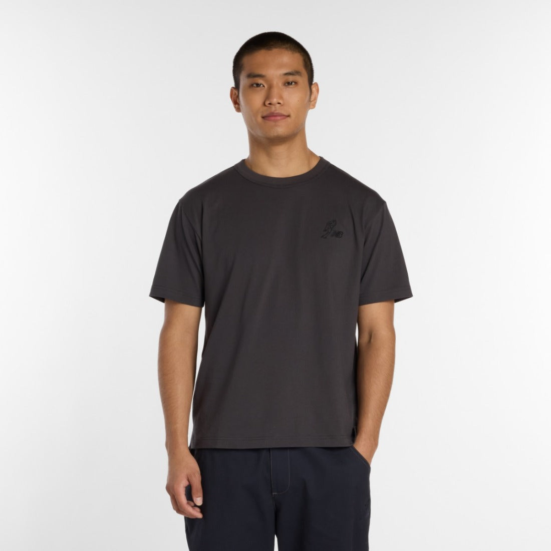 ニューバランス New Balance 大谷翔平シグネチャーヘビーオンス半袖Tシャツ（大谷翔平 Signature Heavyweight Short-Sleeve T-Shirt） （Faded Black） Faded Black