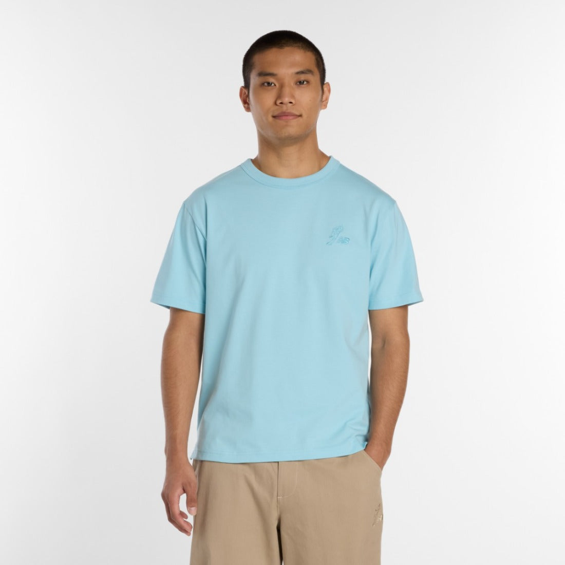 ニューバランス New Balance 大谷翔平シグネチャーヘビーオンス半袖Tシャツ（大谷翔平 Signature Heavyweight Short-Sleeve T-Shirt） （Cloud Blue） Cloud Blue