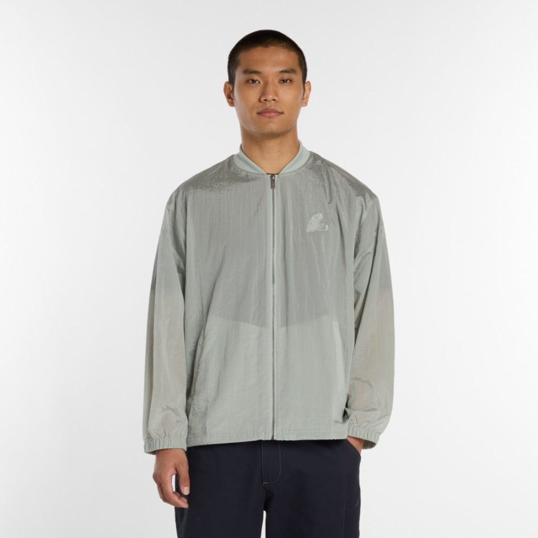 ニューバランス New Balance 大谷翔平シグネチャークリンクルナイロンジャケット（大谷翔平 Signature Crinkle Nylon Jacket） （Lone Star Grey） Lone Star Grey