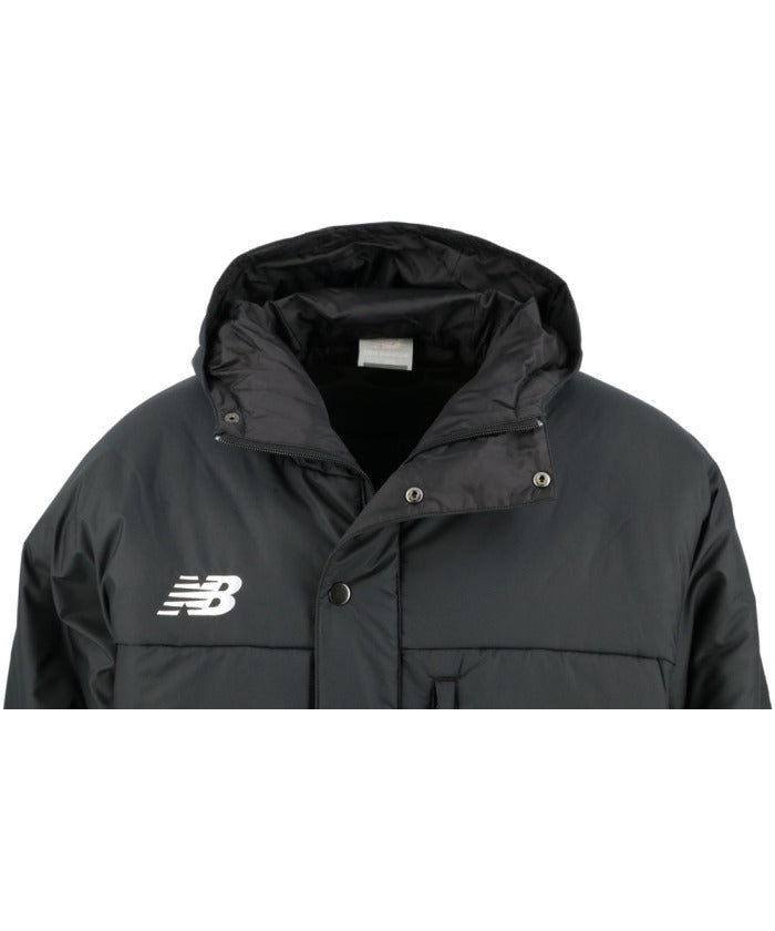 ニューバランス New Balance new balance ニューバランス サッカー パデットロングコート メンズ ウェア アウター （ブラック） ブラック